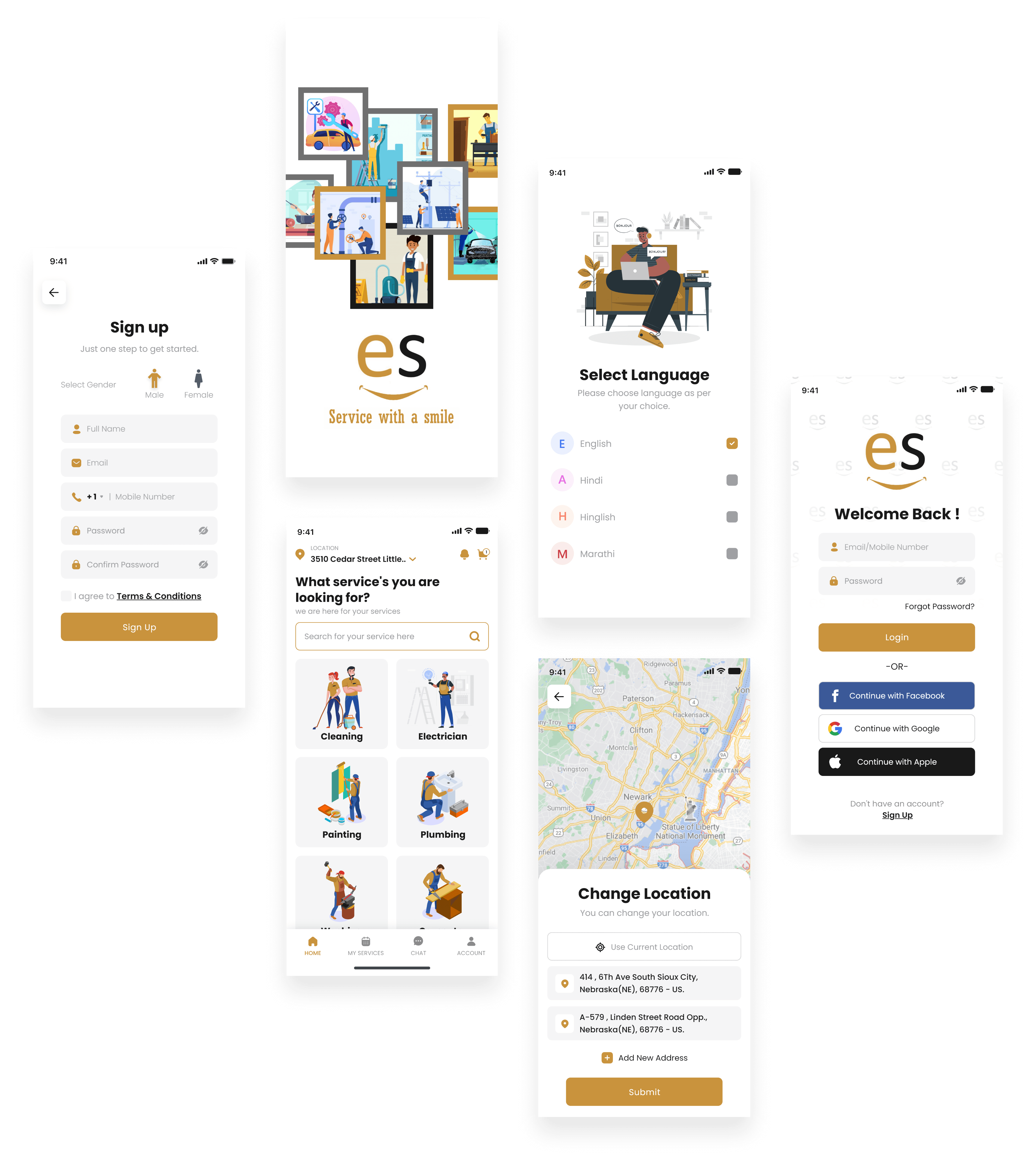 eassyserve service based e commerce platform