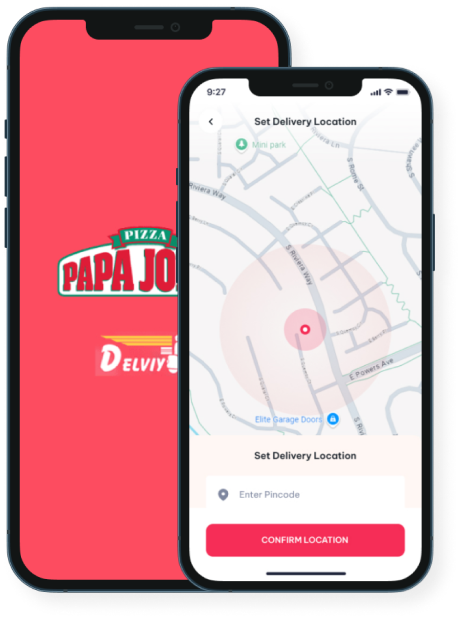 papa john's pizza delivery app