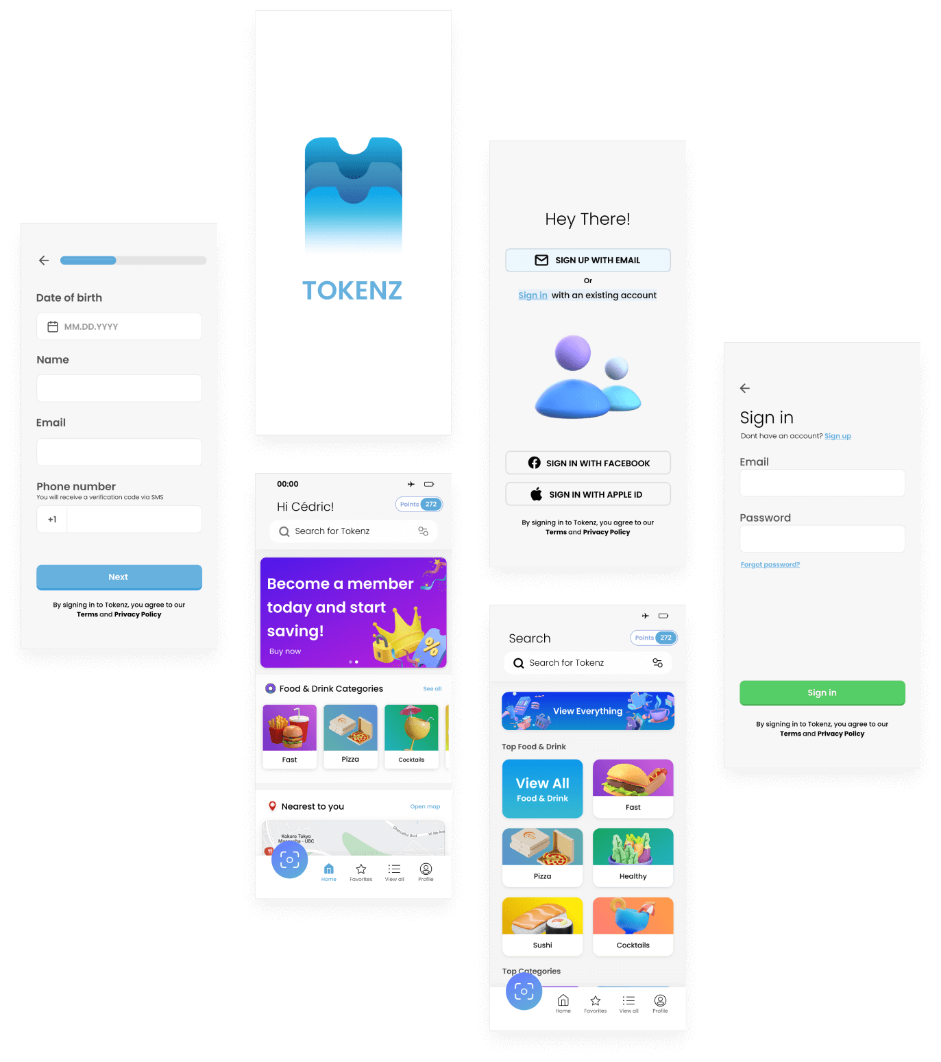 Tokenz App- A Coupon Retrieval App