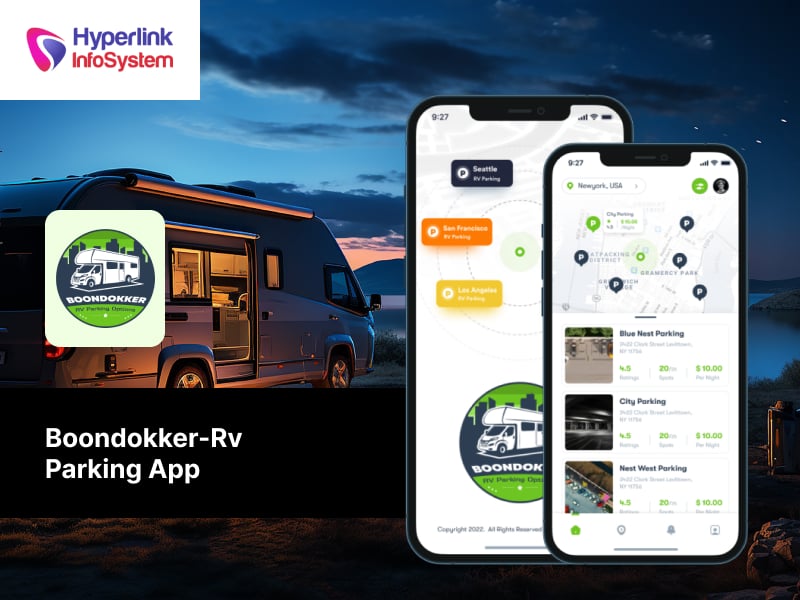 rv parking app development