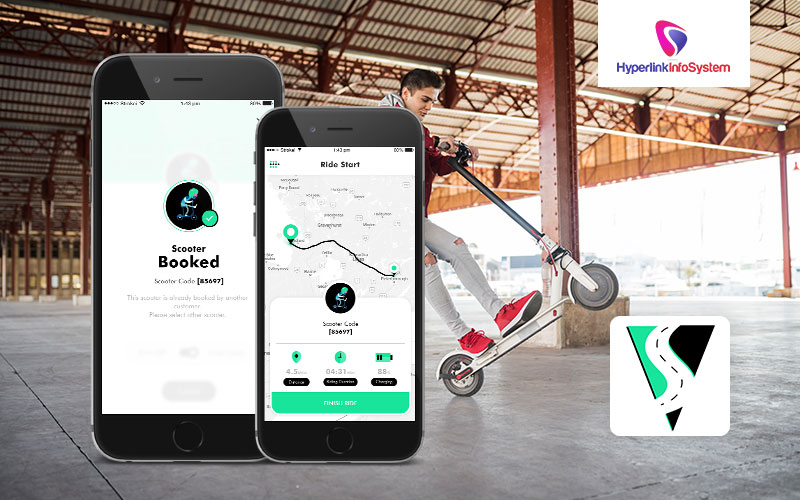 on-demand scooter rental application