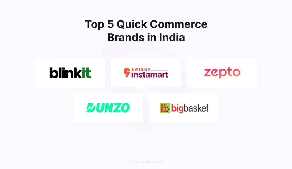 quick commerce brands