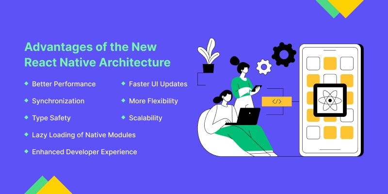 advantages of the new react native architecture
